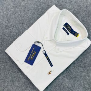 Us polo formal shirt(white colour)
