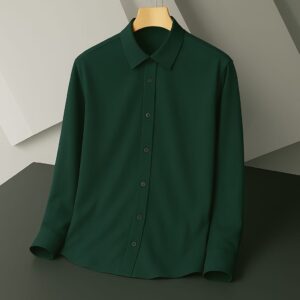 CHINA SPANDEX FABRIC SHIRT(GREEN)