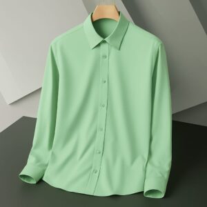 CHINA SPANDEX FABRIC SHIRT(LEMON)