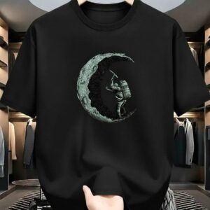 DROP SOULDER T-SHIRT(BLACK COLOUR)