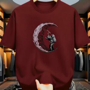 DROP SOULDER T-SHIRT(MARUN COLOUR)