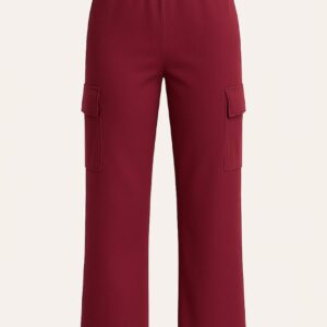 Women’s Premium Cargo Pant(MARUN)