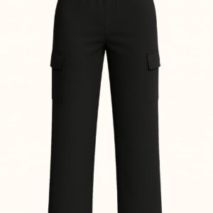 Women’s Premium Cargo Pant(BLACK)