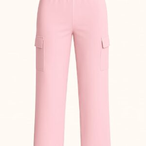 Women’s Premium Cargo Pant(BABY PINK)
